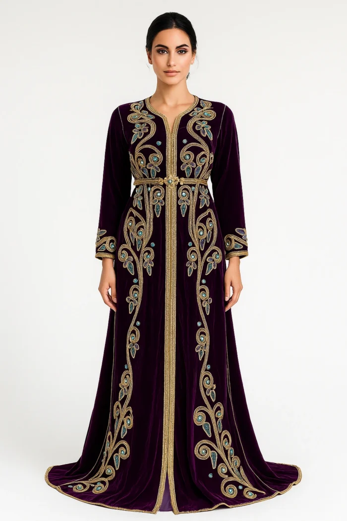 Caftan Éclat Imperial Violet – Image 1