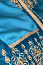 Caftan Turquoise Royale Impériale – Image 2