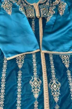 Caftan Turquoise Royale Impériale – Image 3